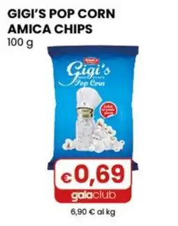 Gala Supermercati Gigi's Pop Corn Amica Chips offerta
