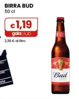 Gala Supermercati Birra Bud offerta