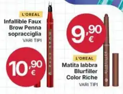 Ingroshop L'Oréal Infallible Faux Brow Penna sopracciglia offerta