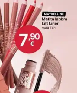 Ingroshop Maybelline Matita labbra Lift Liner offerta