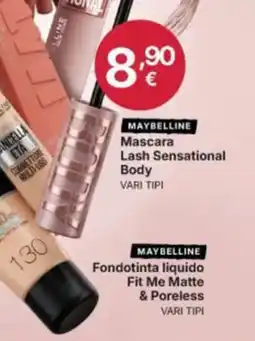 Ingroshop Maybelline Mascara Lash Sensational Body offerta