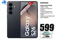 MediaWorld Samsung Galaxy S26 offerta