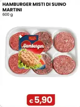 Gala Supermercati Hamburger misti di suino Martini offerta