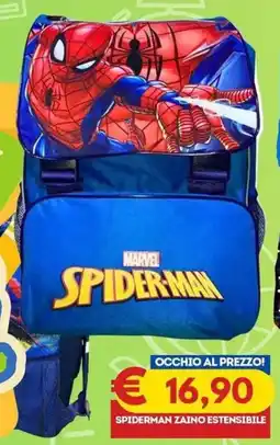 Gipsi Spiderman zaino estensibile offerta