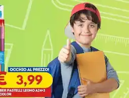 Gipsi Pastelli legno offerta
