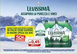 Gala Supermercati Levissima assapora la purezza e vinci offerta
