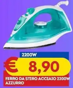 Gipsi Ferro da stiro acciaio azzurro offerta