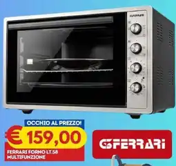 Gipsi Ferrari forno lt.58 multifunzione offerta