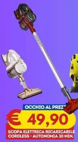 Gipsi Scopa elettrica ricaricabile cordless offerta