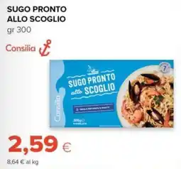 Tigre Amico Sugo pronto allo scoglio Consilia offerta