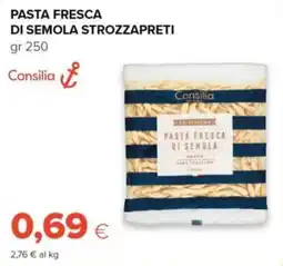 Tigre Amico Pasta fresca di semola strozzapreti Consilia offerta