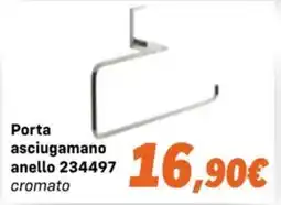 Orizzonte Porta asciugamano anello cromato offerta