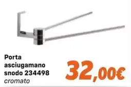 Orizzonte Porta asciugamano snodo 234498 cromato offerta