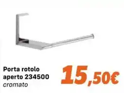 Orizzonte Porta rotolo aperto cromato offerta
