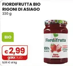 Gala Supermercati Fiordifrutta Bio Rigoni di Asiago offerta