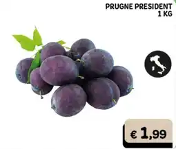 Gala Supermercati Prugne President offerta