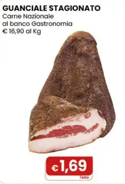 Gala Supermercati Guanciale stagionato Carne Nazionale al banco Gastronomia offerta