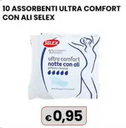 Gala Supermercati Assorbenti ultra comfort notte con ali Selex offerta