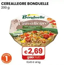 Gala Supermercati Cereallegre Bonduelle offerta