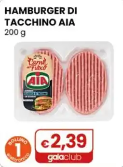 Gala Supermercati Hamburger di tacchino AIA offerta