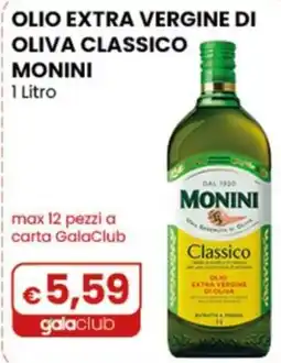 Gala Supermercati Olio extra vergine di oliva classico Monini offerta