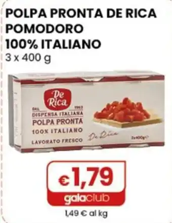 Polpa pronta de Rica pomodoro