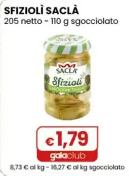 Gala Supermercati Sfiziolì Saclà offerta