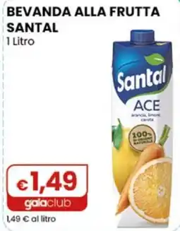 Gala Supermercati Beveranda alla frutta Santal offerta