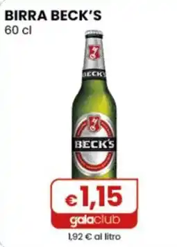Gala Supermercati Birra Beck's offerta
