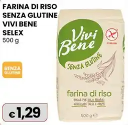 Gala Supermercati Farina di riso senza glutine Vivi Bene offerta