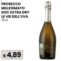 Gala Supermercati Prosecco millesimato doc extra dry le vie dell'uva offerta