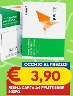 Gipsi Risma carta A4 PPLITE offerta