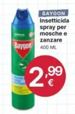 Ingroshop Baygon Insetticide spray per mosche e zanzare offerta