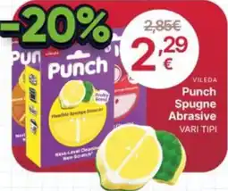 Ingroshop Vileda Punch Spugne Abrasive offerta