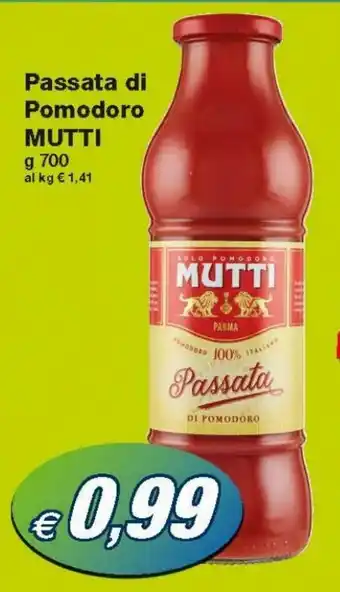 Prix Quality Mutti Passata di Pomodoro 700g offerta