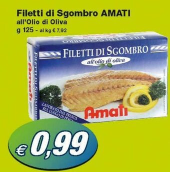Amati Filetti di Sgombro 125g