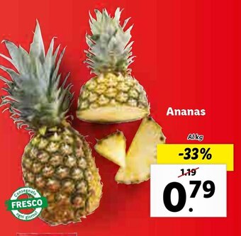 Lidl Ananas offerta