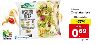 Lidl Vallericca Insalata ricca 200g offerta