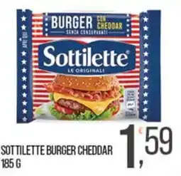 Cash pro Sottilette burger cheddar offerta