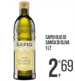 Cash pro Sapio olio di sansa di oliva offerta
