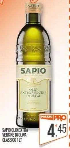 Cash pro Sapio olio extra vergine di oliva classico offerta