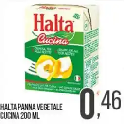 Cash pro Halta panna vegetale cucina offerta