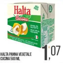 Cash pro Halta panna vegetale cucina offerta