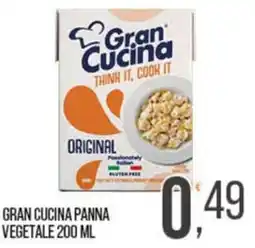 Cash pro Gran Cucina panna vegetale offerta