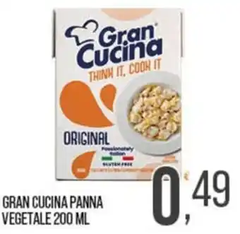 Cash pro Gran Cucina panna vegetale offerta