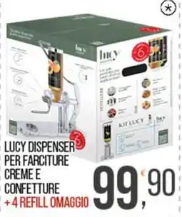 Cash pro Lucy dispenser per farciture creme e confetture offerta