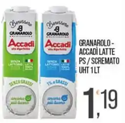 Cash pro Accadi latte offerta