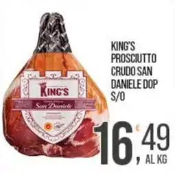 Cash pro King's prosciutto crudo san daniele dop offerta