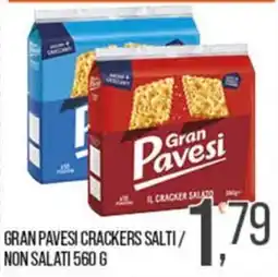 Cash pro Gran Pavesi crackers salati offerta