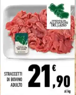 Conad Tuday Straccetti di bovino adulto offerta